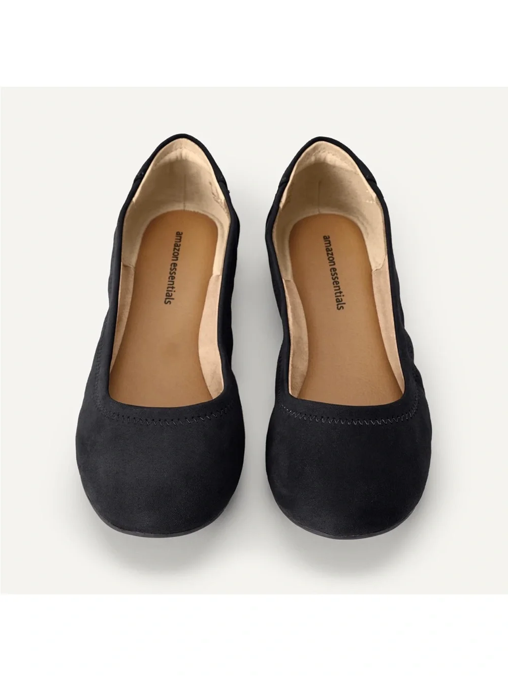 Belice Ballet Flats by Amazon Essentials, Black Women's Slip-On, NWT, 7.5
